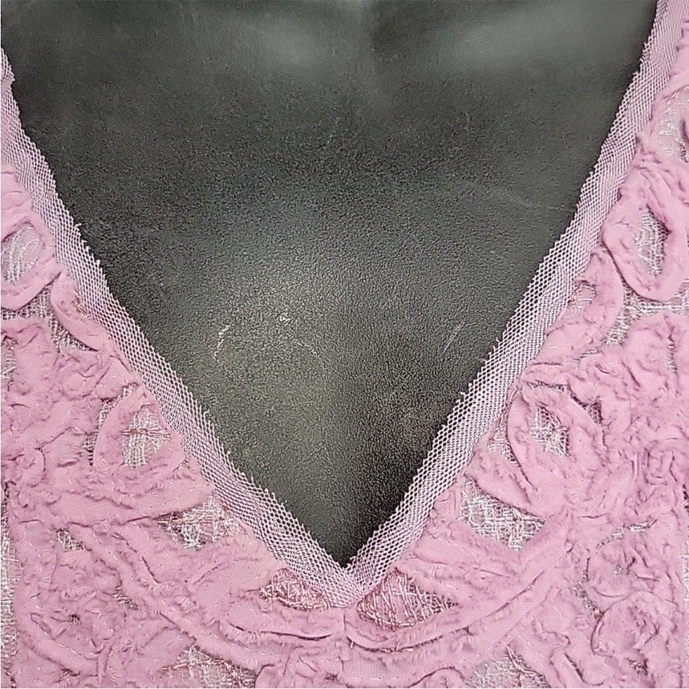 BCBGMaxAzria Lavender Lace Mini Dress - Picture 3 of 6